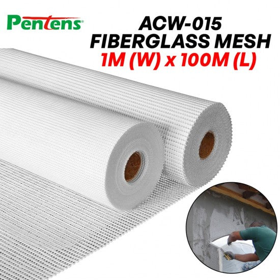 Pentens ACW-015 High Performance Fiberglass Mesh 1M (W) x 100M (L)